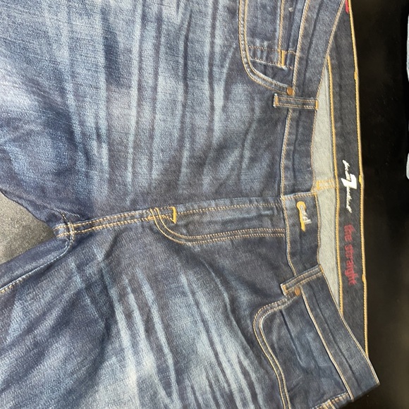 BRAND NEW!!! Mens 7 for all mankind “the straight” jeans - Picture 2 of 4